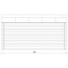 Gardy Shelter Abri de jardin bois 15 à 20 m² Bois massif Marron 16m²