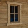Gardy Shelter Abri de jardin bois 15 à 20 m² Bois massif Marron 16m²