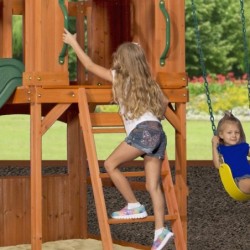 Backyard Discovery Stations de jeux Bois massif Naturel