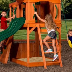 Backyard Discovery Stations de jeux Bois massif Naturel