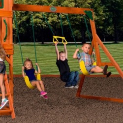 Backyard Discovery Stations de jeux Bois massif Naturel