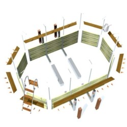 Water'Clip Piscines bois Bois