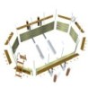 Water'Clip Piscines bois Bois