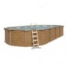 Trigano Piscines Piscines acier Bois naturel