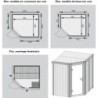 Karibu Sauna prêt à brancher Bois massif Bois naturel