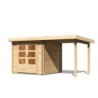Karibu Abri de jardin bois 10 à 15 m² Bois massif Marron 5.62m²