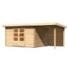 Karibu Abri de jardin bois 15 à 20 m² Bois massif Marron