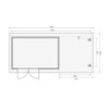 Karibu Abri de jardin bois plus de 20 m² Bois massif Marron