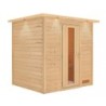 Karibu Sauna prêt à brancher Bois naturel