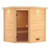 Karibu Sauna prêt à brancher Bois naturel