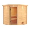 Karibu Sauna prêt à brancher Bois naturel