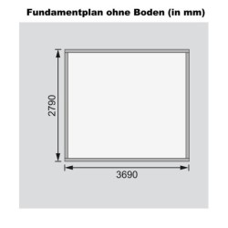 Karibu Abri de jardin bois 10 à 15 m² Bois massif Marron 11.5m²