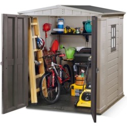 Keter Abri de jardin résine Polypropylène Beige 3.48m²