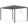 X-Metal Pergolas bioclimatiques Aluminium Gris 12m²