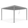 X-Metal Pergolas bioclimatiques Aluminium Gris 16m²