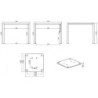 X-Metal Pergolas bioclimatiques Aluminium Gris 16m²