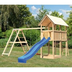 Karibu Stations de jeux Bois massif Bois naturel