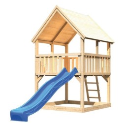 Karibu Stations de jeux Bois massif Bois naturel