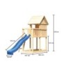 Karibu Cabanes enfants Bois massif Bois naturel