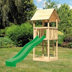 Karibu Stations de jeux Bois massif Bois naturel