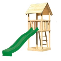 Karibu Stations de jeux Bois massif Bois naturel