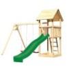 Karibu Stations de jeux Bois massif Bois naturel