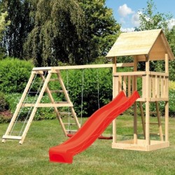 Karibu Stations de jeux Bois massif Bois naturel