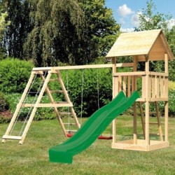 Karibu Stations de jeux Bois massif Bois naturel