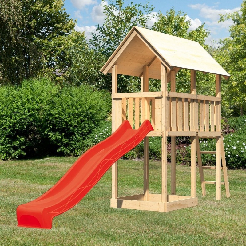 Karibu Stations de jeux Bois massif Bois naturel