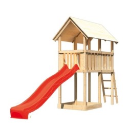 Karibu Stations de jeux Bois massif Bois naturel