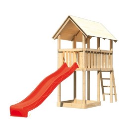 Karibu Stations de jeux Bois massif Bois naturel
