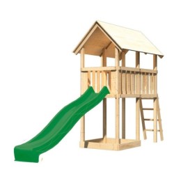 Karibu Stations de jeux Bois massif Bois naturel