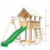 Karibu Stations de jeux Bois massif Bois naturel