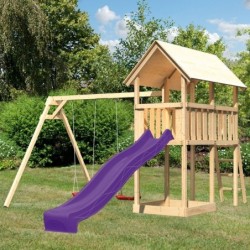 Karibu Stations de jeux Bois massif Bois naturel