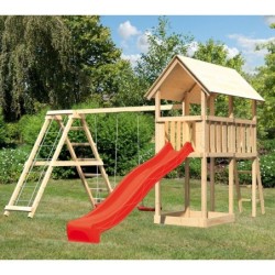 Karibu Stations de jeux Bois massif Bois naturel