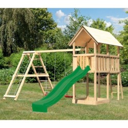 Karibu Stations de jeux Bois massif Bois naturel