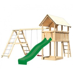 Karibu Stations de jeux Bois massif Bois naturel