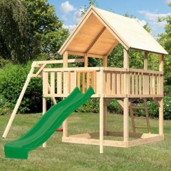 Karibu Stations de jeux Bois massif Bois naturel