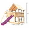 Karibu Stations de jeux Bois massif Bois naturel