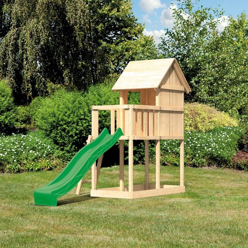 Karibu Cabanes enfants Bois massif Bois naturel