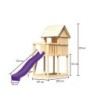 Karibu Cabanes enfants Bois massif Bois naturel