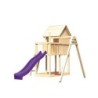 Karibu Cabanes enfants Bois massif Bois naturel