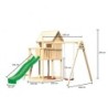 Karibu Cabanes enfants Bois massif Bois naturel