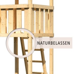Karibu Cabanes enfants Bois massif Bois naturel