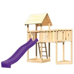 Karibu Stations de jeux Bois massif Bois naturel