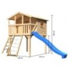 Karibu Stations de jeux Bois massif Marron