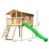 Karibu Stations de jeux Bois massif Marron