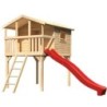 Karibu Stations de jeux Bois massif Marron