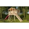 Karibu Stations de jeux Bois massif Marron