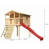 Karibu Stations de jeux Bois massif Marron